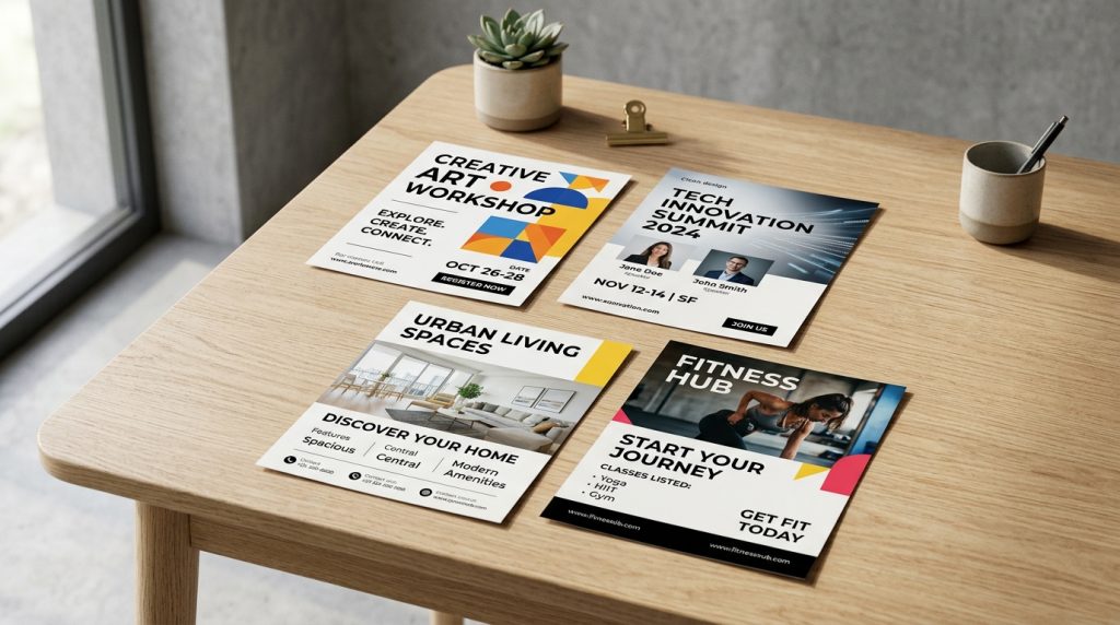 Flyer mockup on clean surface 202606291843