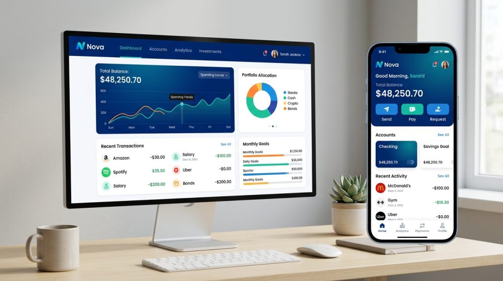 UI UX mockup desktop mobile screens 202607031350